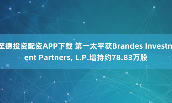 至德投资配资APP下载 第一太平获Brandes Investment Partners, L.P.增持约78.83万股