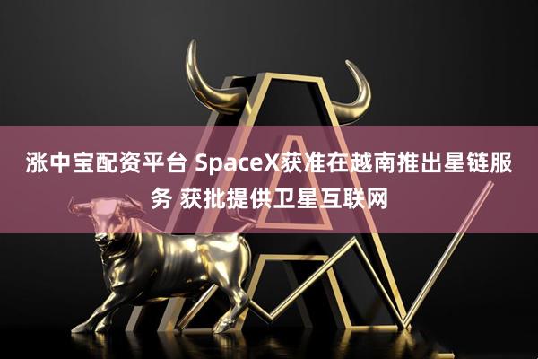 涨中宝配资平台 SpaceX获准在越南推出星链服务 获批提供卫星互联网